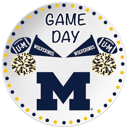 The Memory Company 10" NCAA Game Day Round Plate